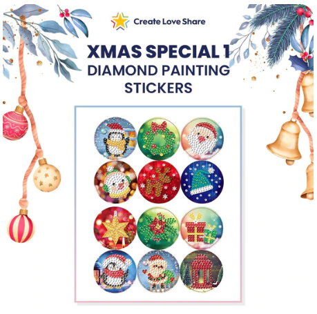 Diamond Painting Stickers - Christmas Special 1